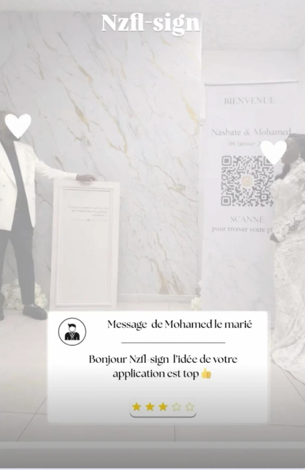 Témoignage client — application Nzfl-sign