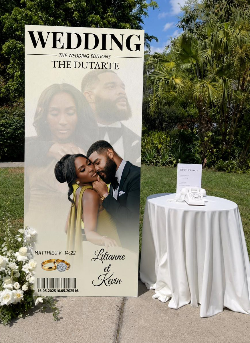 Panneau PVC The Dutarte — Lilianne & Kevin