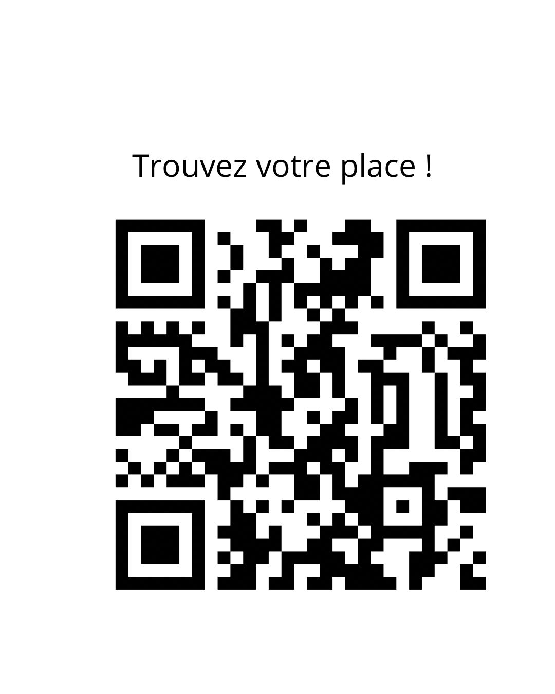 QR Code NZFL Sign — Trouvez votre place