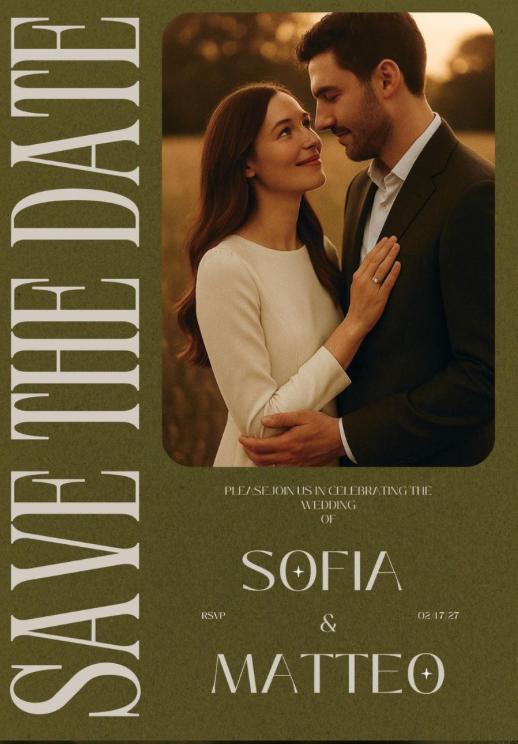 Save The Date Sofia & Matteo